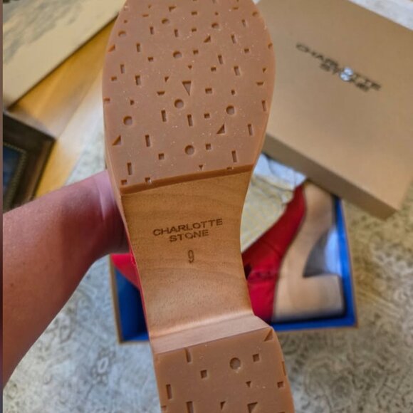 Charlotte Stone leather booties 9 - Picture 3 of 4